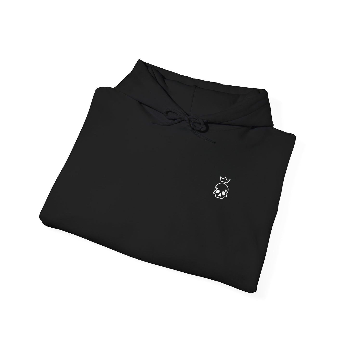 Crowned Skull Logo Hoodie - Black