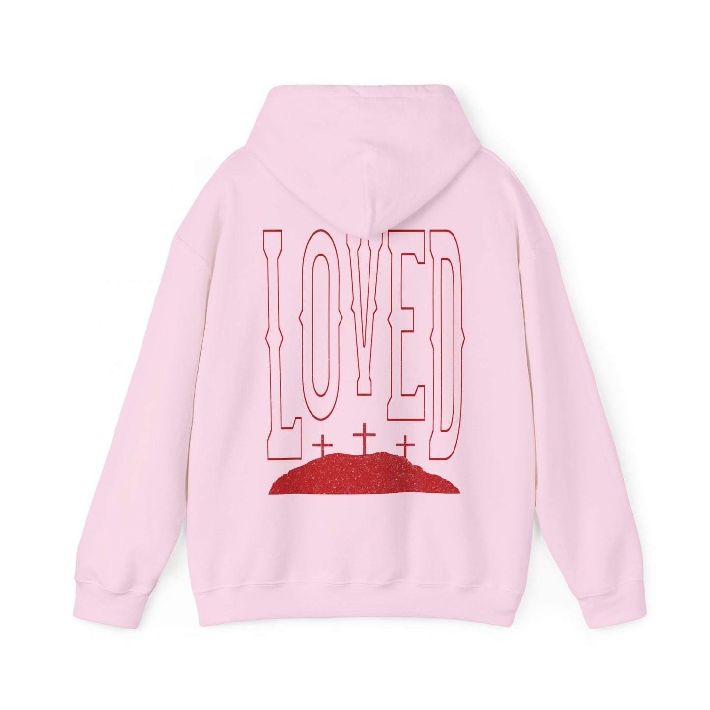 Loved Crosses Hoodie - Pink