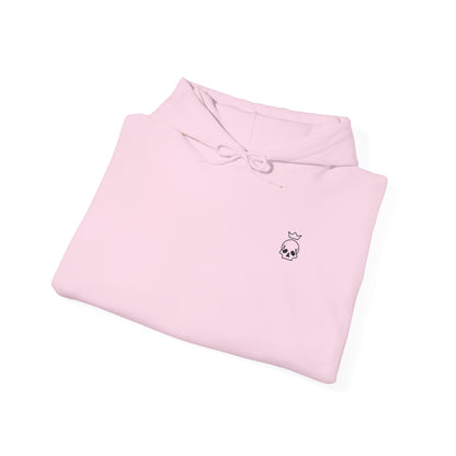 Crowned Skull Logo Hoodie - Pink