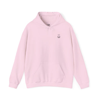 Crowned Skull Logo Hoodie - Pink