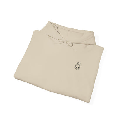 Crowned Skull Logo Hoodie - Sand