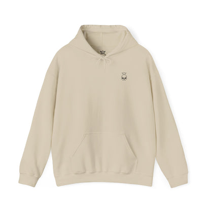 Crowned Skull Logo Hoodie - Sand